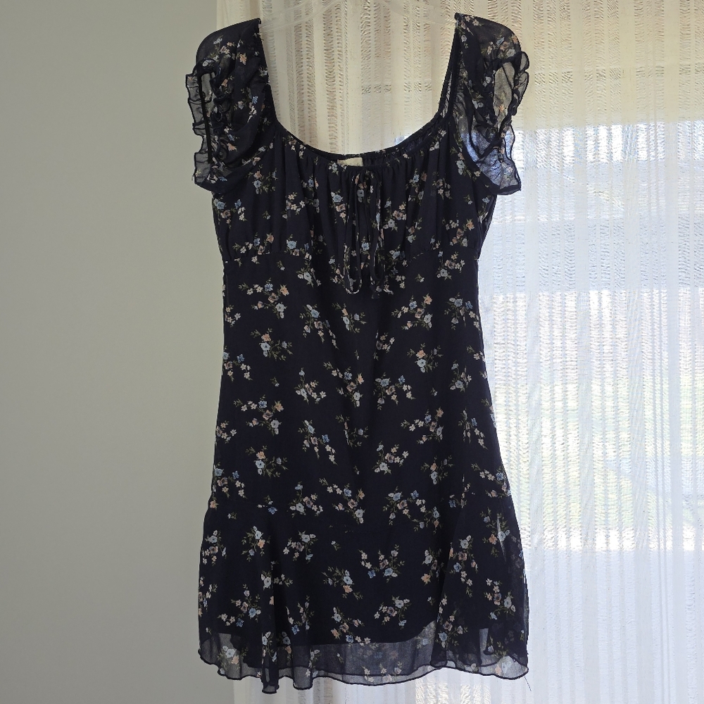 Altar'd State Navy Floral Dress
